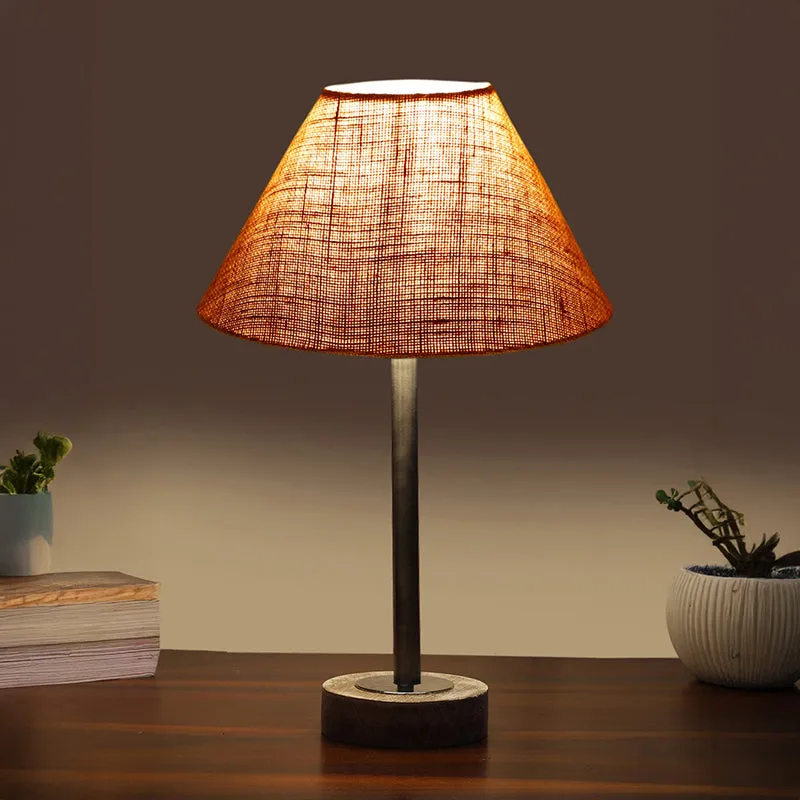 Sienna II Rodin Wooden Table Lamp - Beige,Silver,White media 1