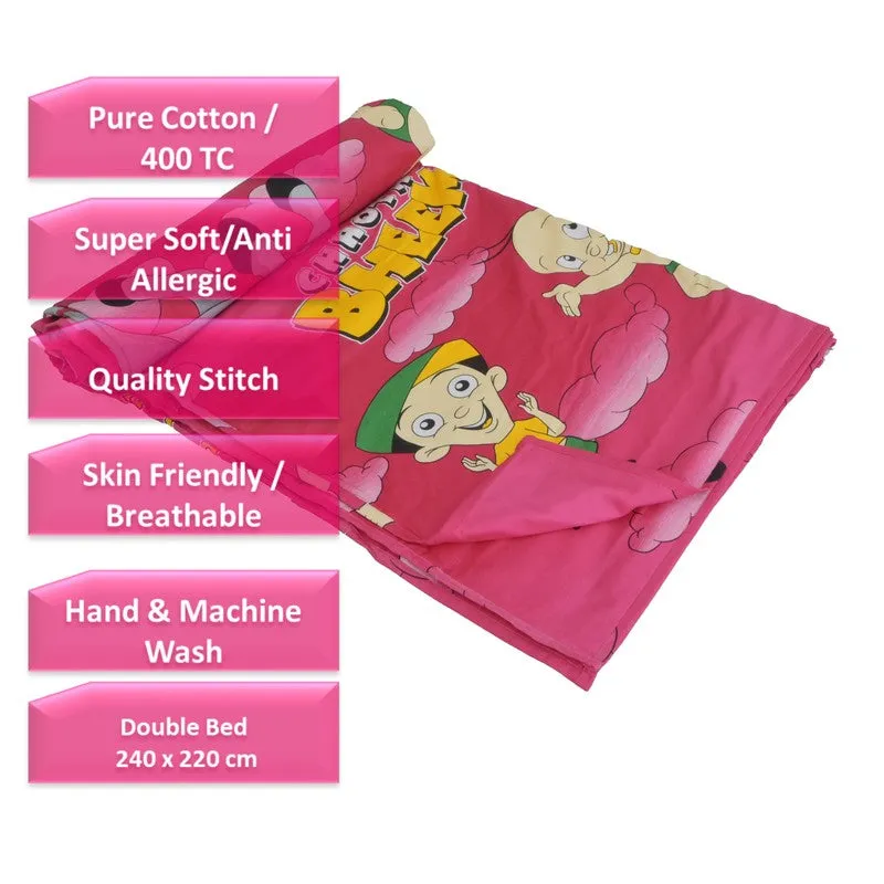 Softloom Cartoon Cotton Kids Dohar (Red) - 400 TC media 8