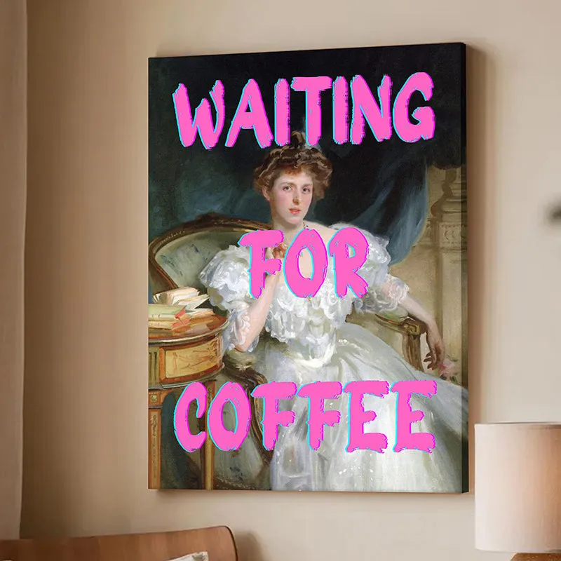 Waiting For Coffee Wall Art media 3
