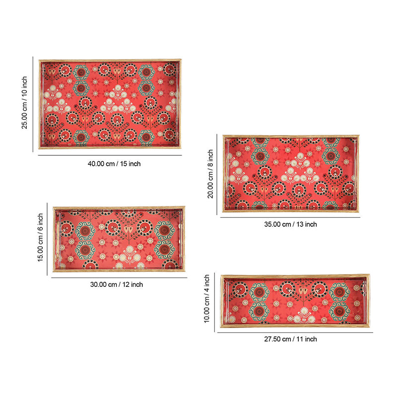 India Circus Adah Serving Tray media 6
