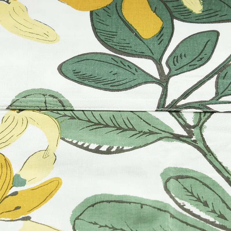 Moringa Cotton Bedsheet (Green) - 180 TC media 6