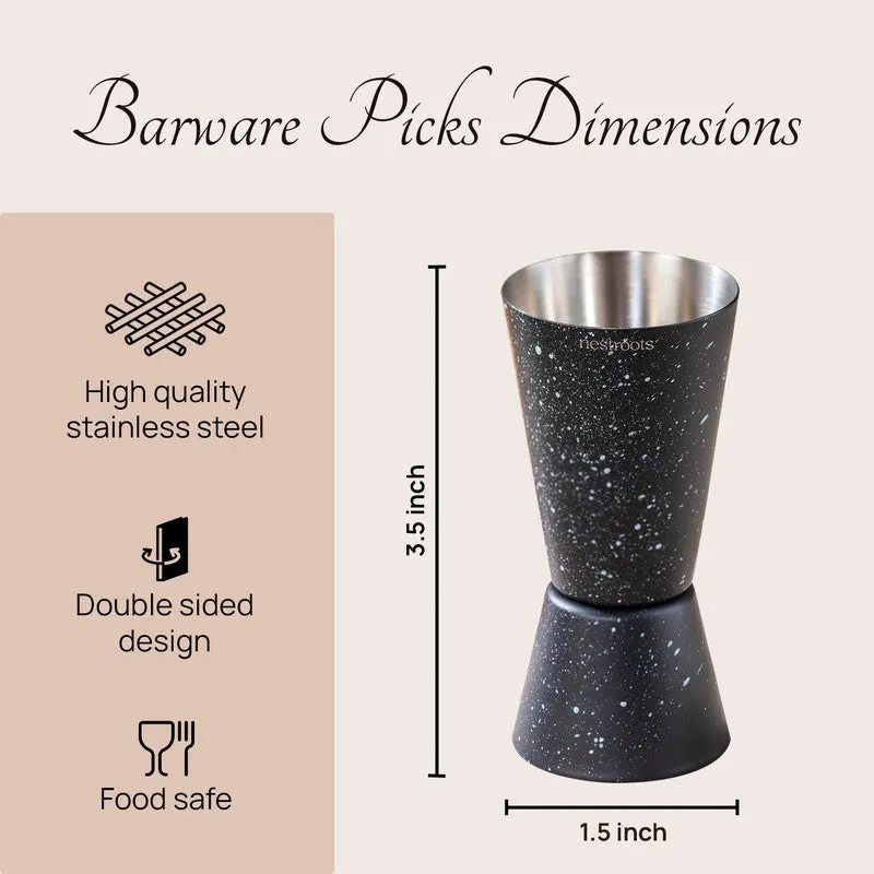 Sable Alchemy Stainless Steel Jigger - 30 ML/60 ML media 6