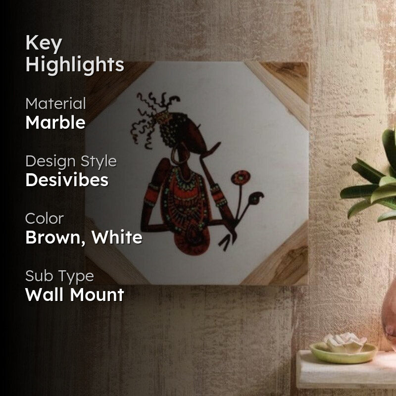 Tribal Ponder Printed Marble Wall Accent media 2