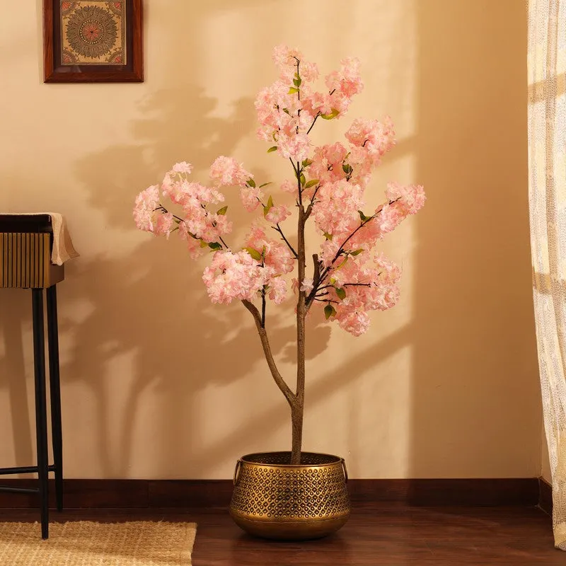 Artificial Cherry Plant With Pot - 4.2 ft media 2