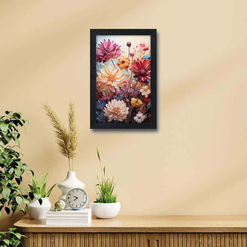 Melting Petals Wall Painting