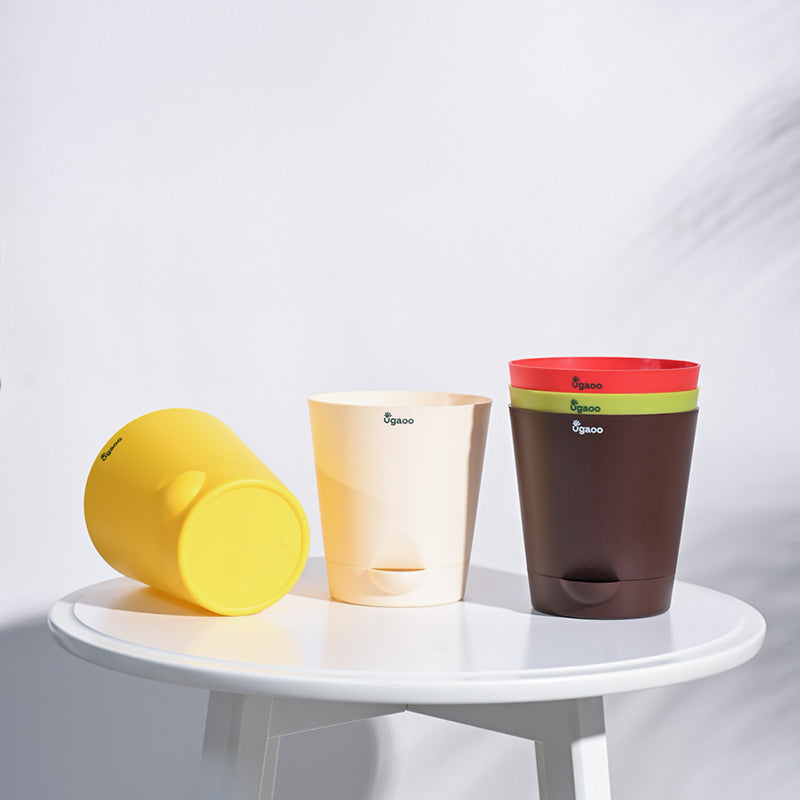 Ugaoo Bare Root Plastic Planter (Multicolor) - Set Of Five media 10