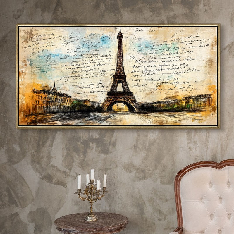 Lumiere Canvas Wall Painting With Frame