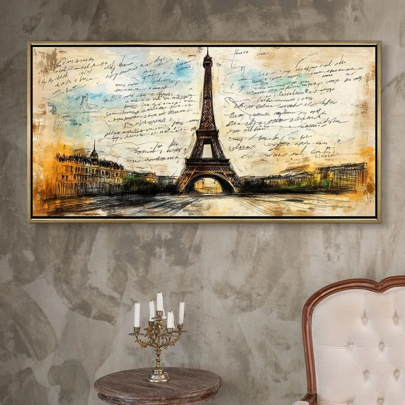 Lumiere Canvas Wall Painting With Frame media 1