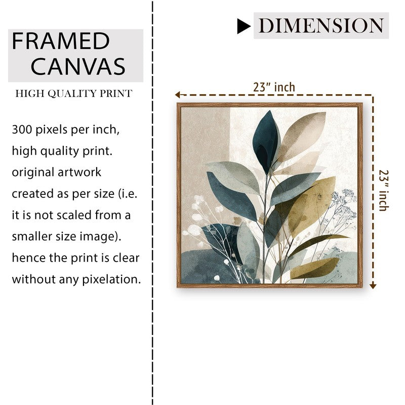 Nature Essence Canvas Wall Art With Frame media 9