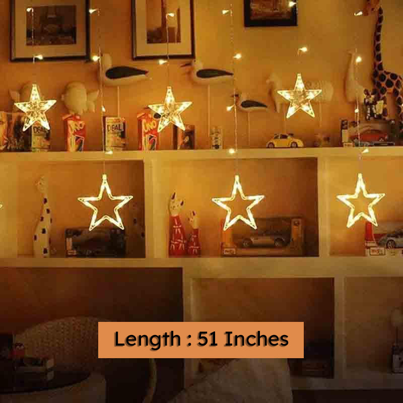 Starry Nights Curtain String Light media 7