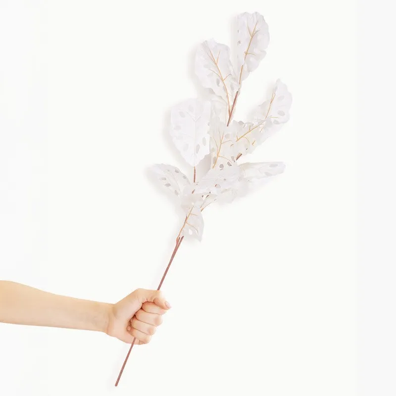 Timeless Petals (White) Premium Artificial Floral - Set Of Two media 4