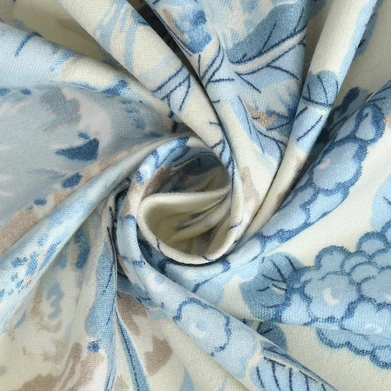 Tropical Blues Cotton Duvet Cover - 210 TC media 5