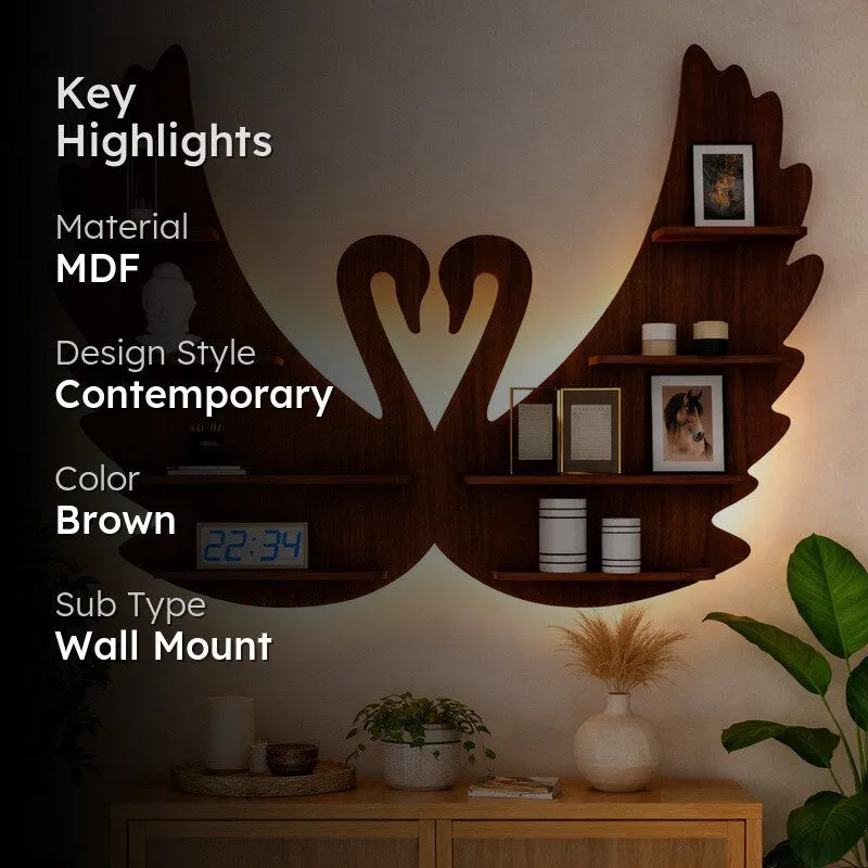 Swan Charm Wall Shelf media 2