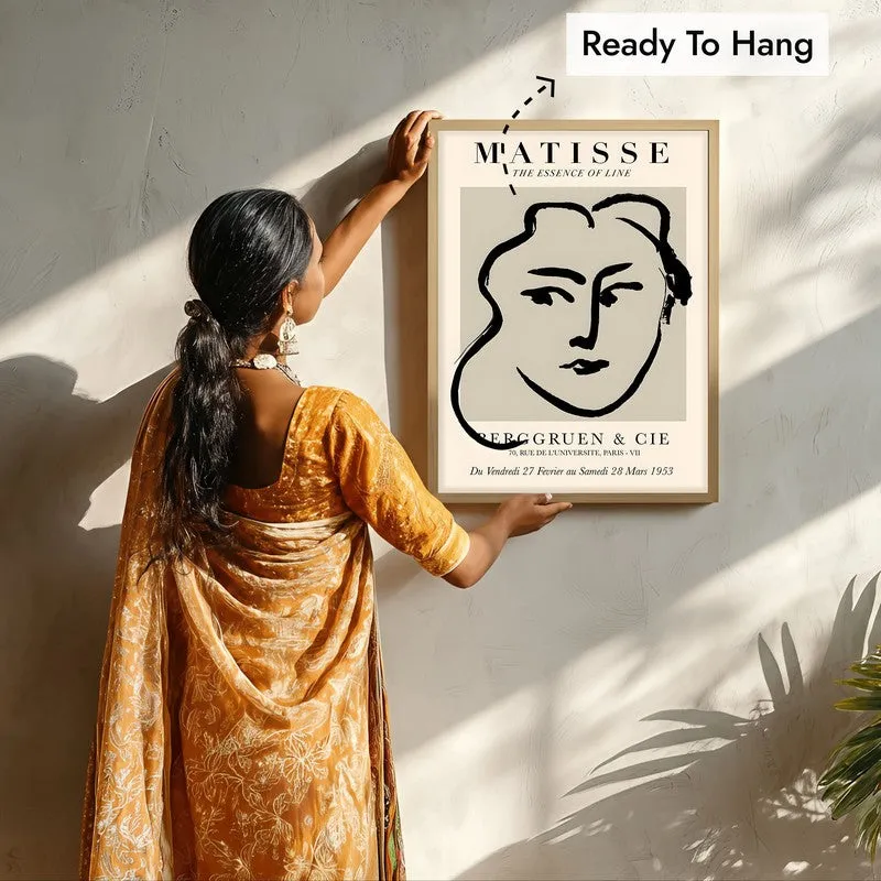 Poetry of Reduction Canvas Wall Painting With Brown Frame media 8
