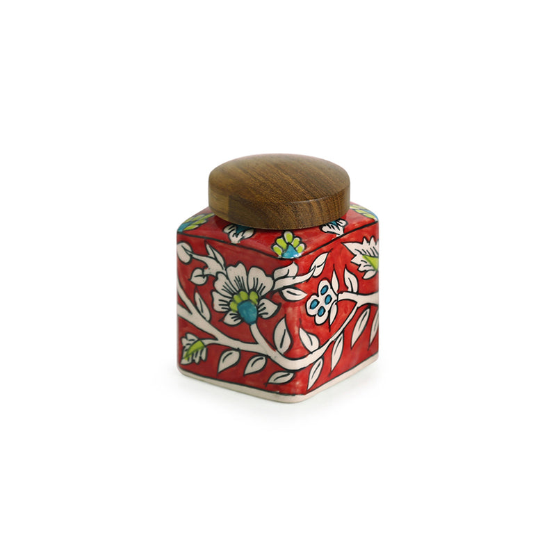 Panchmi Handpainted Airtight Storage Jar - 240 Ml media 4