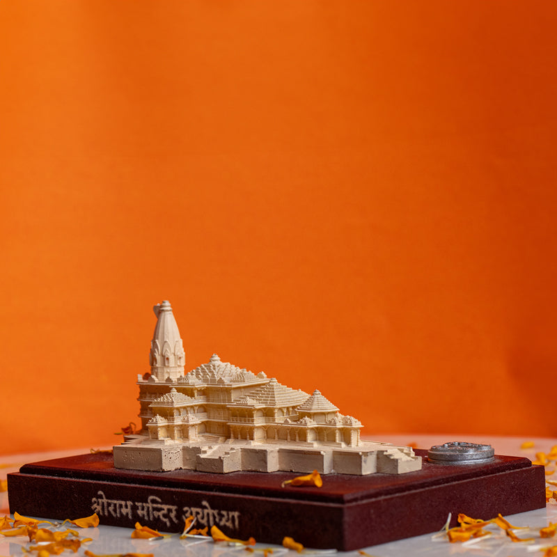 Ram Mandir Resin Showpiece
