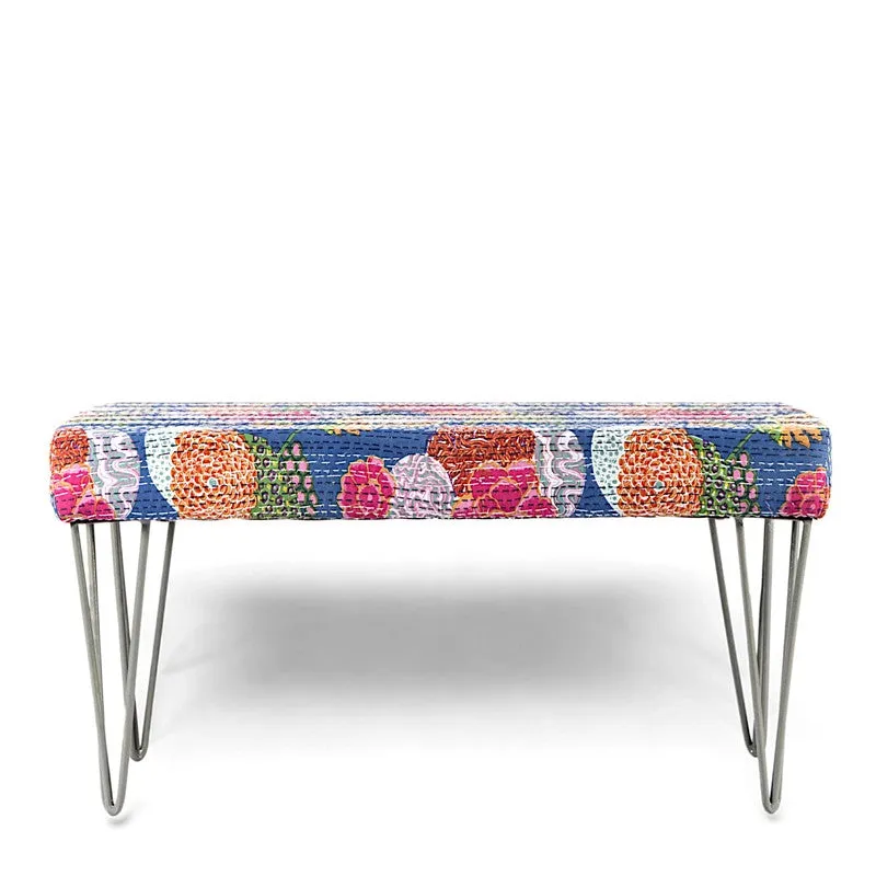 Exoro Sheesham Wooden Bench - Multicolor media 3
