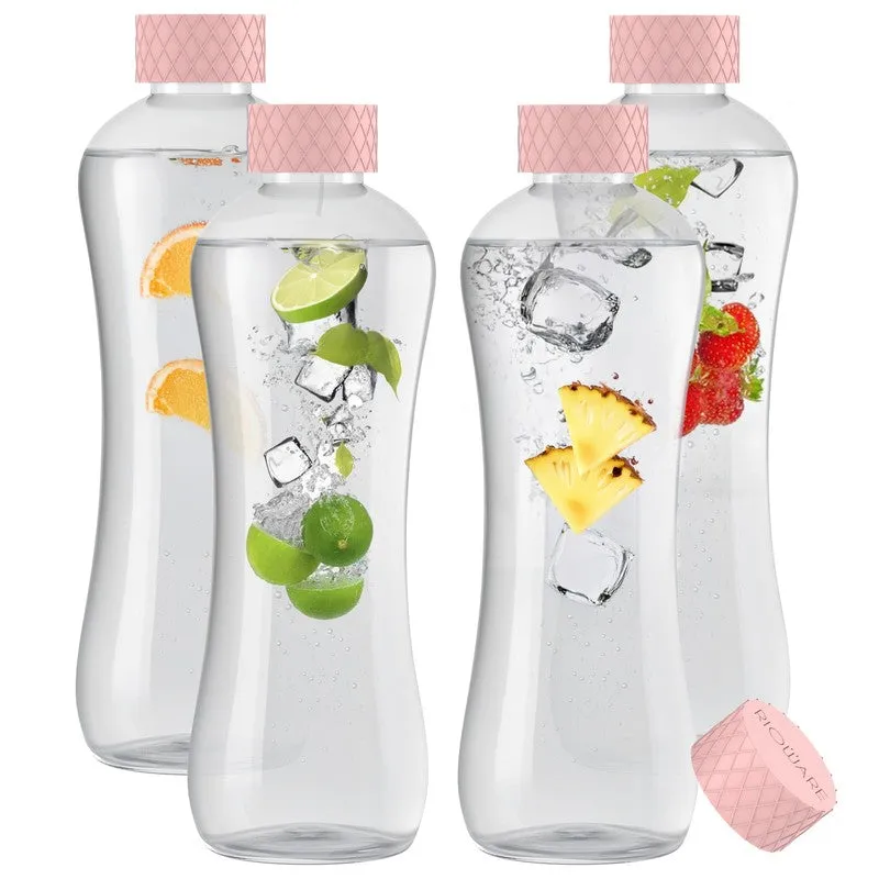Rioware GoHydra Water Bottle (Green, Pink, 1000 mL Each) - Set Of Four media 3