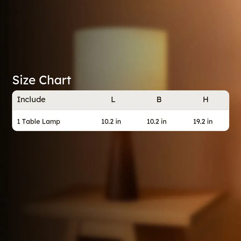 Tapered Stem Mango Wood Table Lamp media 8