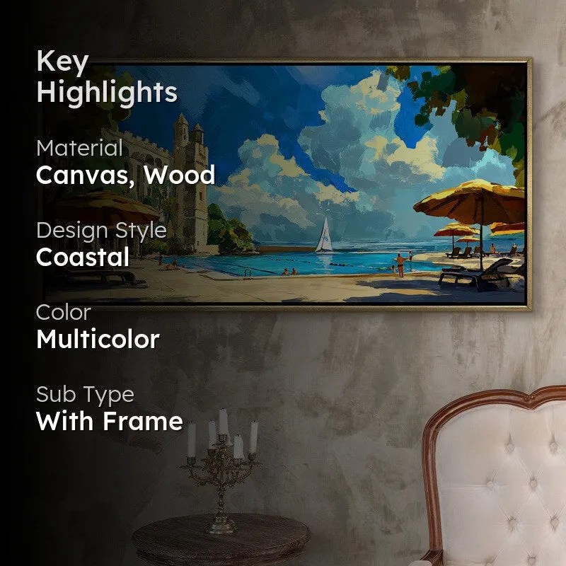 Sunhold Canvas Wall Painting With Frame media 2