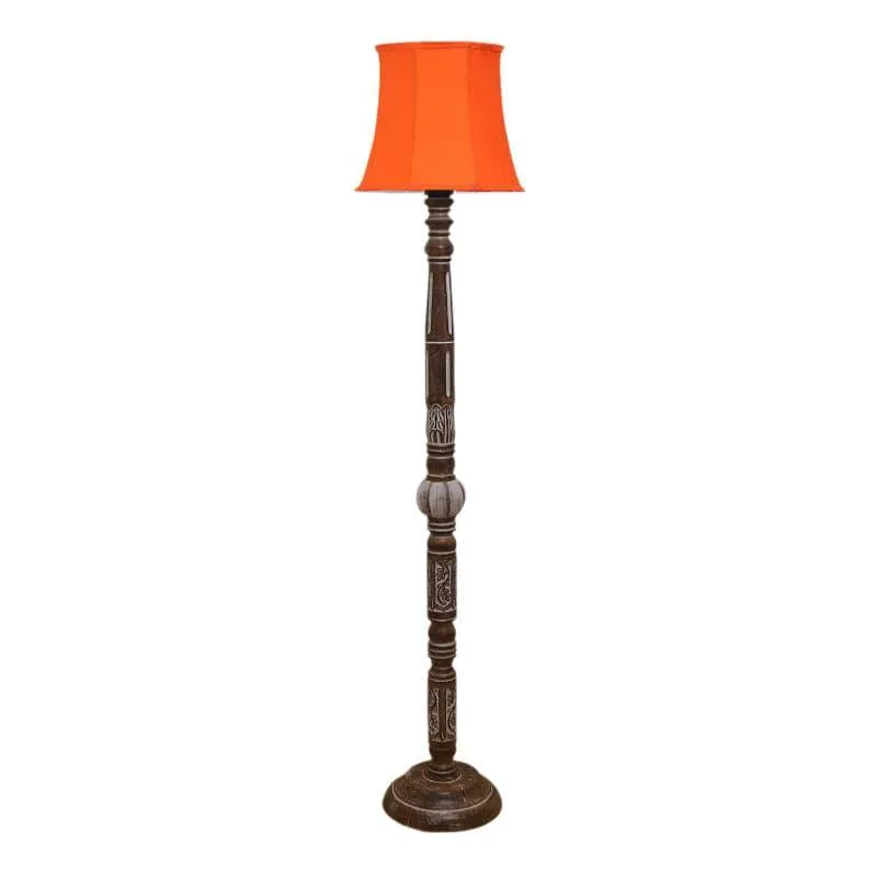 Colton Cone Floor Lamp - Orange media 4