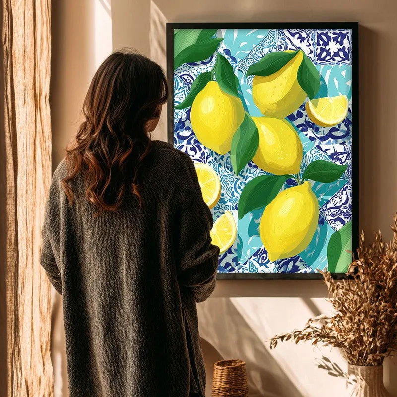 Limoncello Canvas Wall Painting - Black Frame media 4