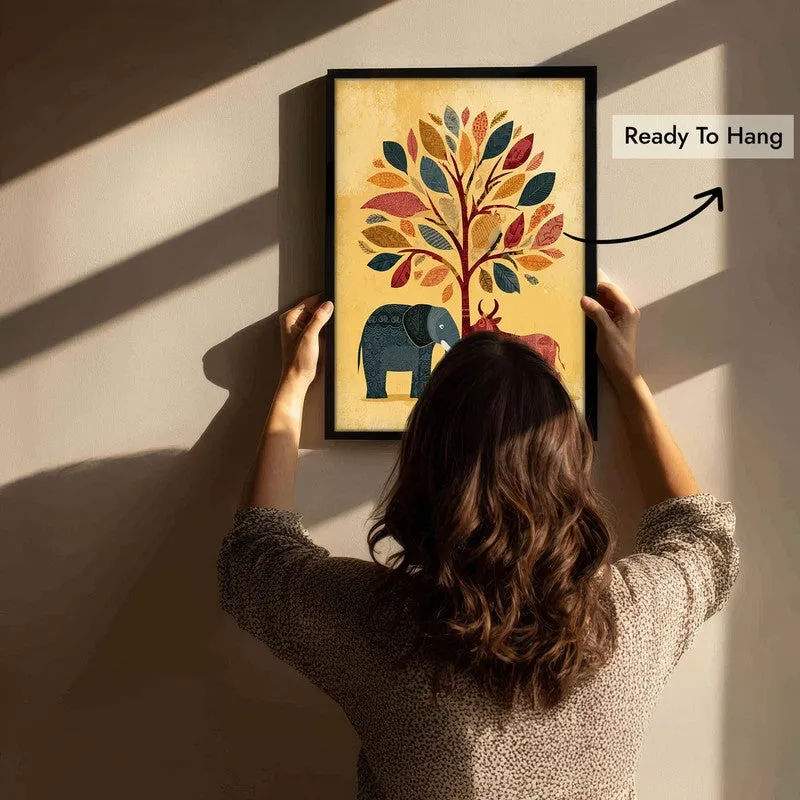Vanira Canvas Wall Painting With Black Frame media 10