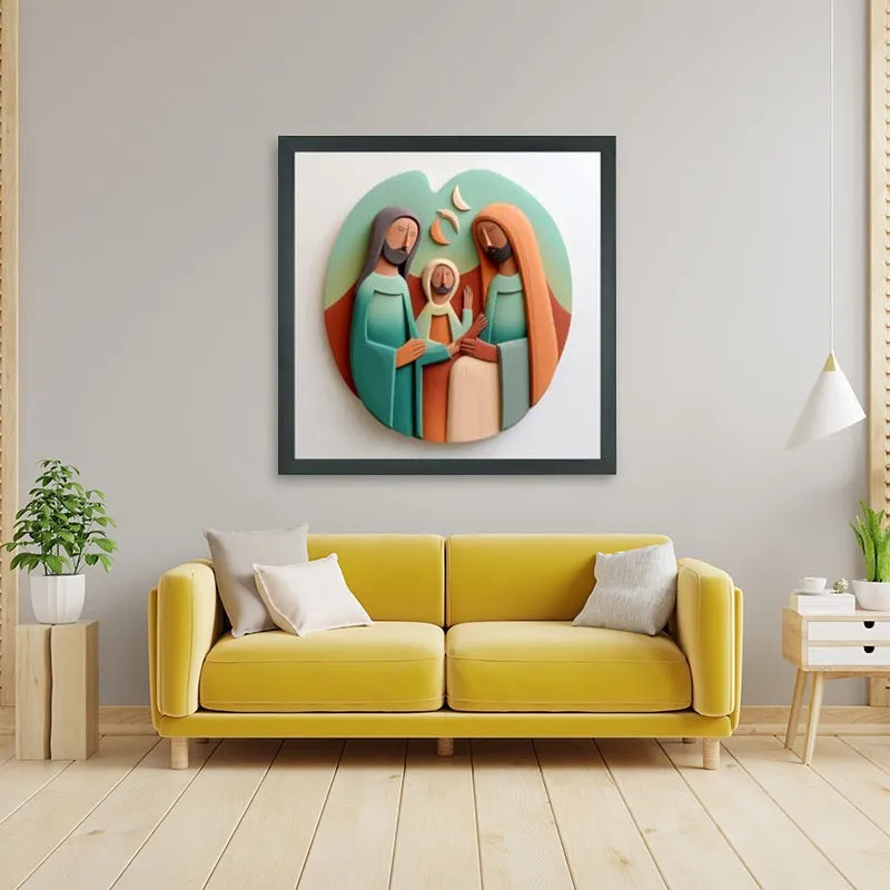 Jesus Jewel Canvas Wall Art media 4