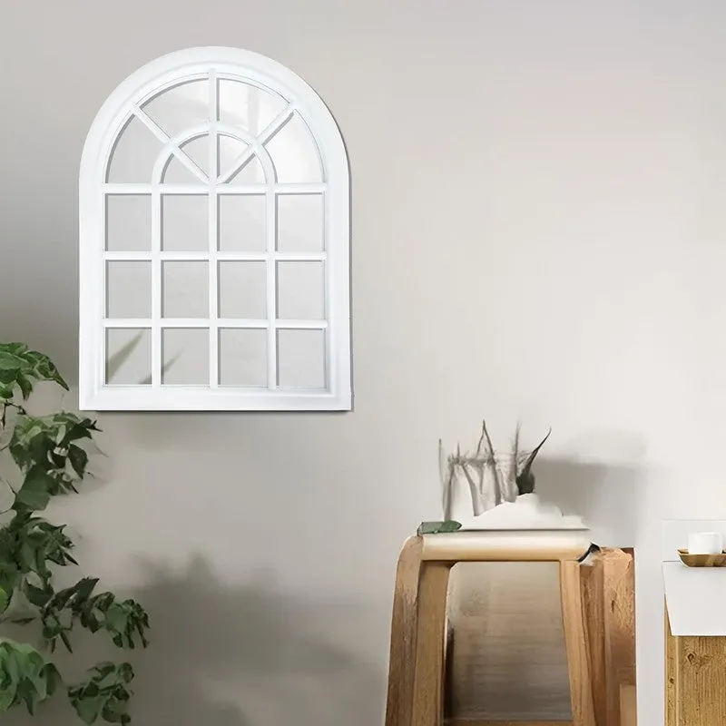 Rustic Arch Wall Mirror media 3