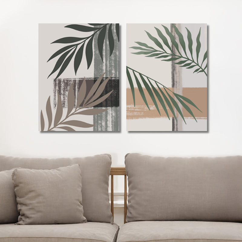 Palms & Fronds Wall Art - Set Of Two