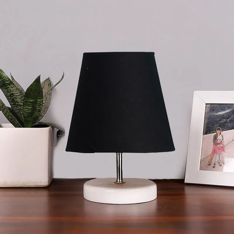 Vero Fabric Table Lamp - Black,White media 3