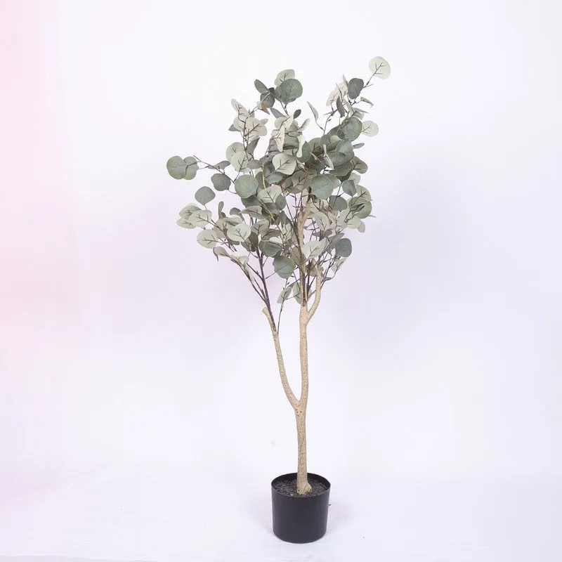 Artificial Eucalyptus Tree With Black Plastic Pot media 4