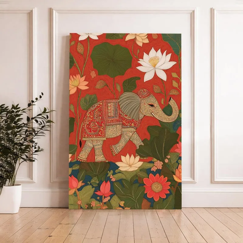 Temple Tusker Canvas Wall Art media 6