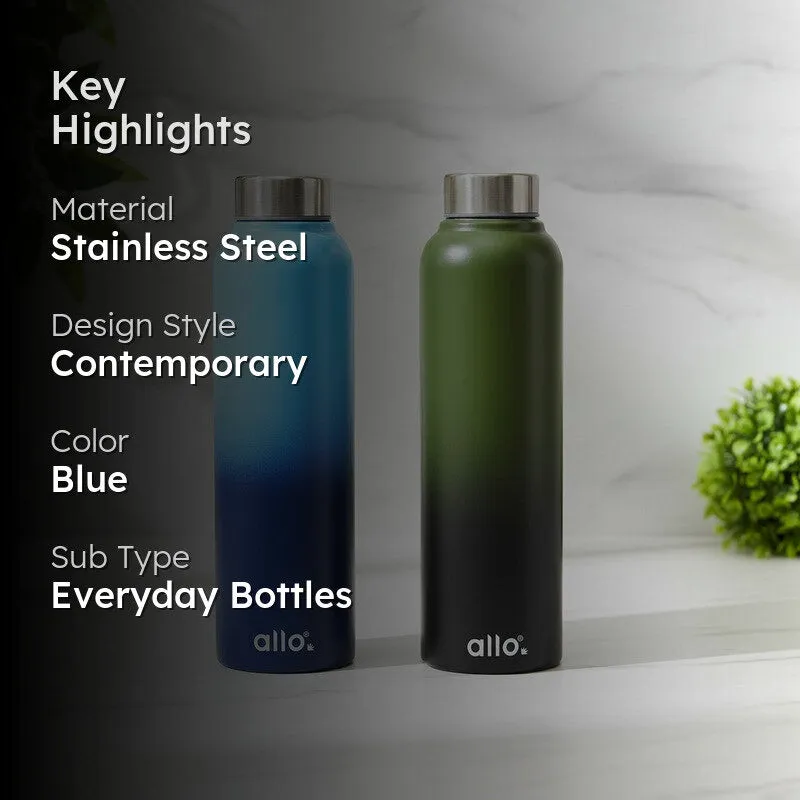 AquaLift Stainless Steel Water Bottle (950 mL Each) - Set Of Two media 2