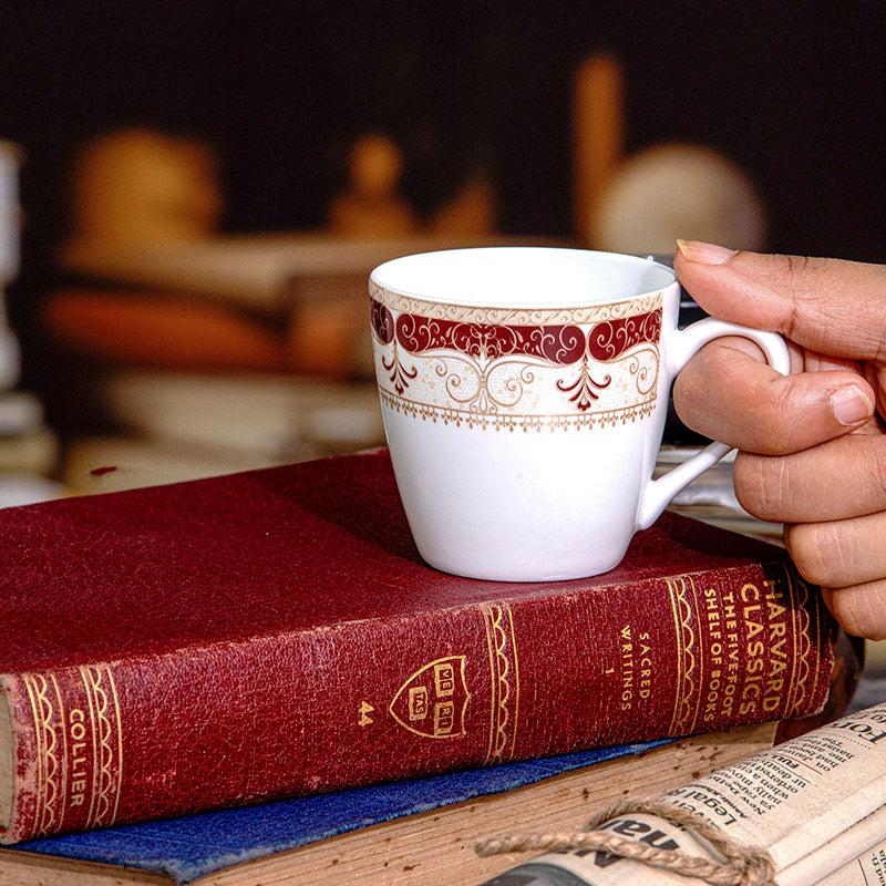 Sonaki Bone China Tea Cup (150 mL Each) - Set of Six - 150 ML