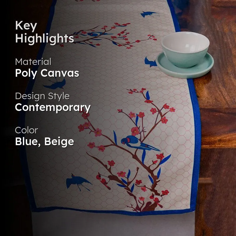 Spring Wonder Poly Canvas Table Runner media 2