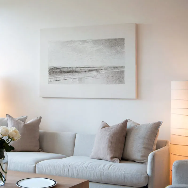Monotone Waves Wood Wall Art media 4