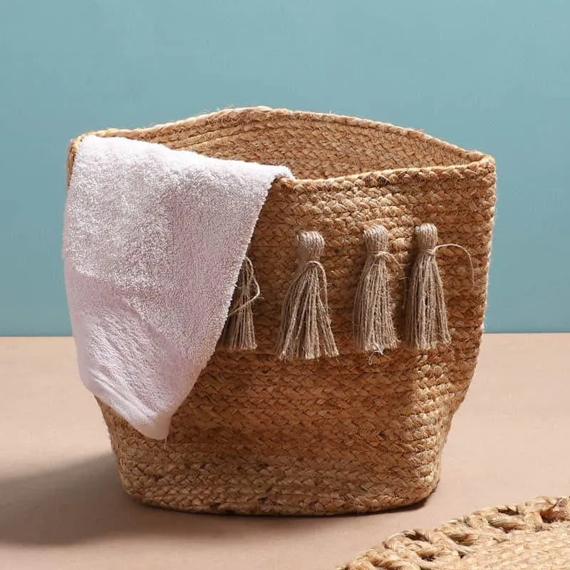 Mistrala Jute Laundry Basket media 1