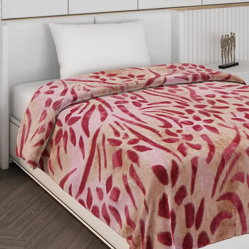 Monte Carlo Serene Oasis Blanket (Maroon) - 600 GSM media 5