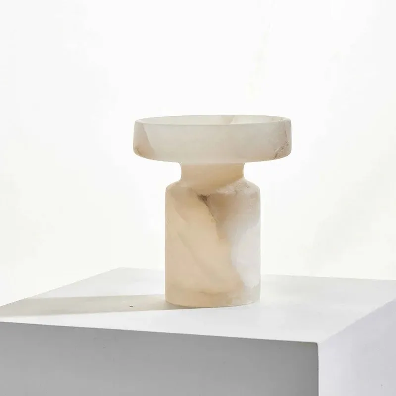 Ivory Crest Onyx Marbel Candle Holder media 3