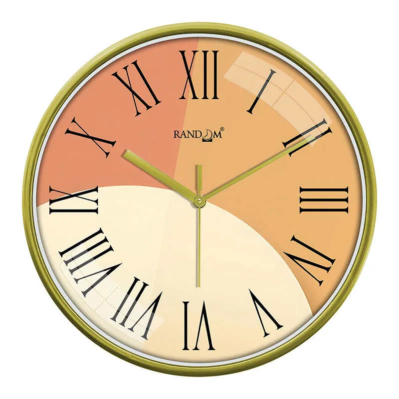 Autumn Dial Plastic Analog Wall Clock media 6
