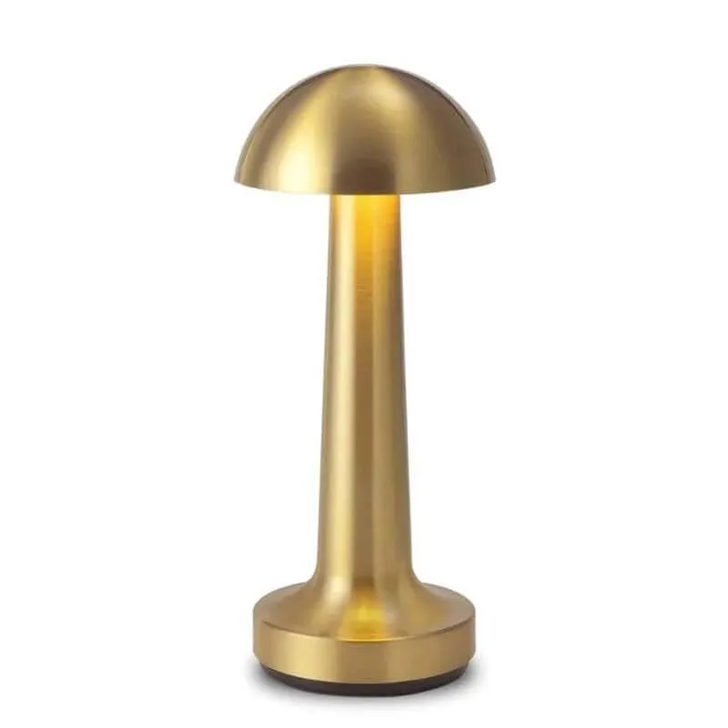 Lumina Fungalis Metal Table Lamp - Gold media 6