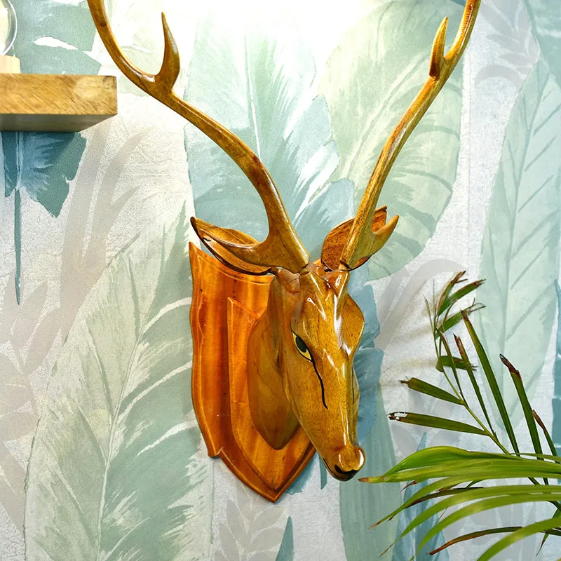 Antler Hue Wooden Wall Accent media 7