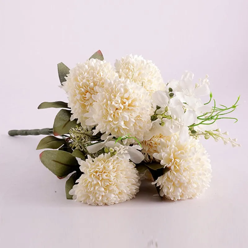 AarviDecor Snow Bloom Silk Artificial Flowers media 6
