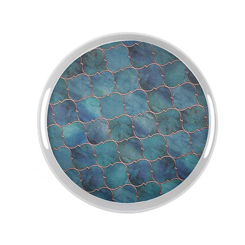 Morocconian Blue Serving Tray media 4