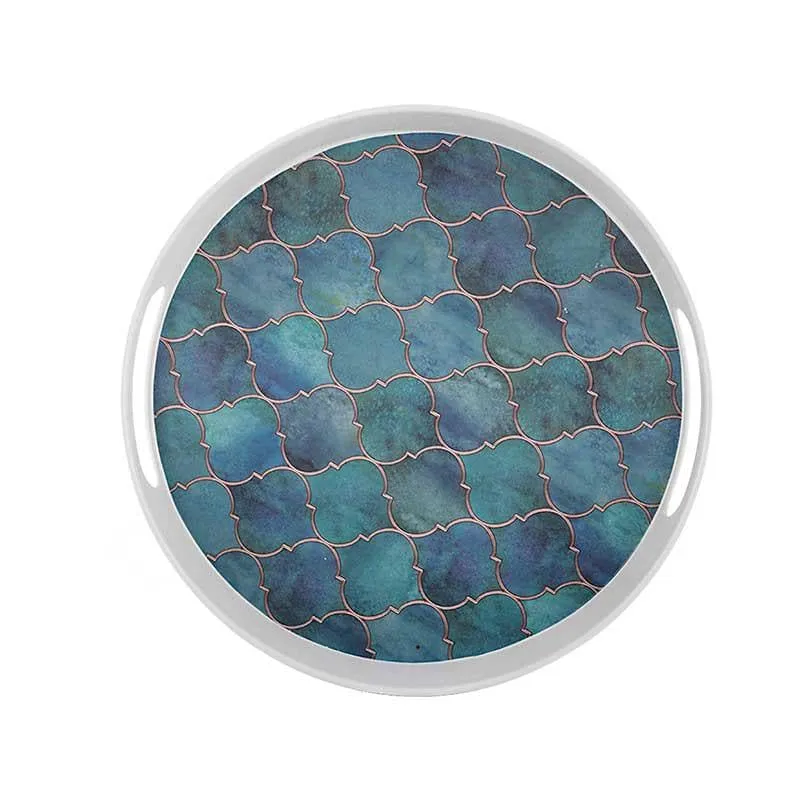 Morocconian Blue Serving Tray media 4