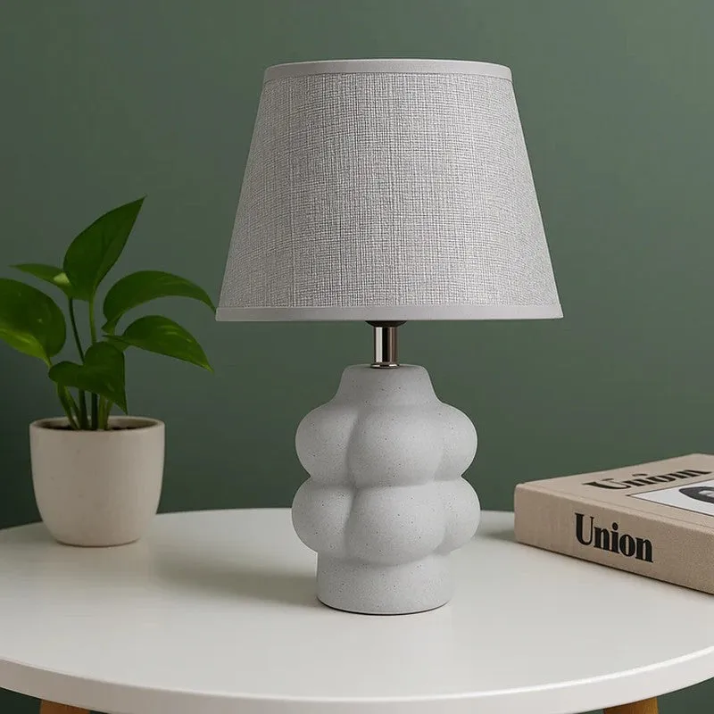 Sorellian Cotton Table Lamp - Grey media 3