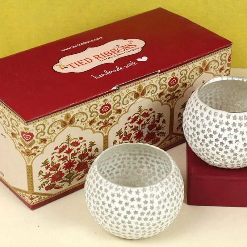 Starry Muse Tealight Candle Holder - Set Of Two media 3
