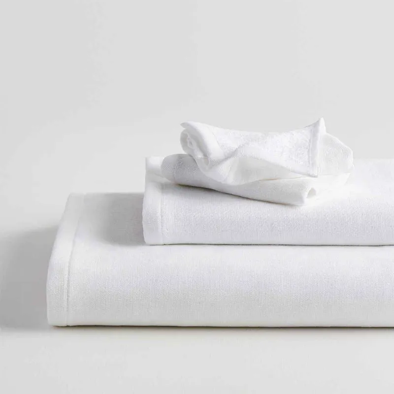 Zira Terry Towel Combo (White) - Four Piece Set media 4