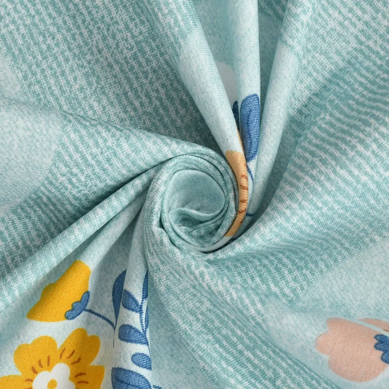 Blueberry Dusk Micro Fiber Bedsheet - 150 GSM media 4
